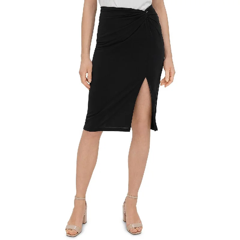 Vero Moda Womens Knot-Front Skirt Slip